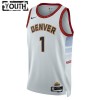 Camiseta Niños NBA Denver Nuggets Michael Porter JR 1 2022-23 Nike City Edition Gris Swingman